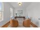 Well-lit office space with hardwood floors, stylish furnishings, and a calming atmosphere at 5016 Dillswood Ln, Raleigh, NC 27606
