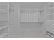 Walk-in closet features shelving and space for organizing clothes at 5016 Dillswood Ln, Raleigh, NC 27606