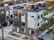 Attractive townhome displaying modern architecture, neutral colors and sleek lines at 512 Edgecreek Ct, Raleigh, NC 27604