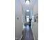 Inviting entryway with high ceilings and hardwood floors showcases a modern aesthetic at 547 Historic Dr, Hillsborough, NC 27278