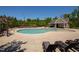 Resort-style community pool with plenty of chairs and sun loungers at 594 Historic Dr, Hillsborough, NC 27278
