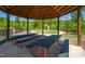 Community gazebo with picnic tables, ideal for outdoor gatherings at 594 Historic Dr, Hillsborough, NC 27278