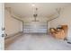 A clean garage ready to store your cars and other belongings at 607 Millbrook Dr, Pittsboro, NC 27312