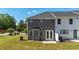Spacious backyard, with patio and an open lawn area at 608 Creekway Dr, Fuquay Varina, NC 27526