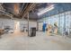 Unfinished basement with insulated walls, offering ample space for customization at 626 Bailey Rd, Coats, NC 27521