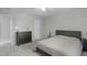 Bedroom showcasing neutral paint, carpet, a ceiling fan, and a window with natural light at 712 Wellspring Dr, Holly Springs, NC 27540