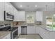 Bright kitchen with modern appliances and granite counters at 712 Wellspring Dr, Holly Springs, NC 27540