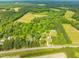 Aerial view featuring multiple dwellings in a heavily wooded area at 7129 Dexter Rd, Oxford, NC 27565