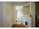 Entryway with view into the laundry room and view to the rear of the home at 7129 Dexter Rd, Oxford, NC 27565