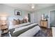 Serene bedroom featuring a plush bed, elegant decor, and ample natural light for a relaxing ambiance at 7698 Nc Highway 222, Kenly, NC 27542
