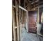 Interior framing displaying doorway and stairs, perfect for buyers looking to customize a space at 827 Sunset Ave, Rocky Mount, NC 27804