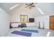 Spacious bonus room includes workout area with carpet, window, and natural light at 8407 Millers Bnd, Bahama, NC 27503