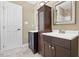 Bathroom featuring and sinks with stylish vanities at 102 Traviliah Oaks Ln, Cary, NC 27518