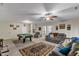 Spacious game room with a pool table, comfortable seating, and ample lighting, perfect for entertainment at 106 Neuse Bluff Cir, Clayton, NC 27527