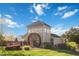 A charming water wheel feature creates a relaxing ambiance near the community amenities at 1304 Cozart St # 216, Durham, NC 27704