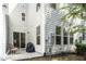 Cozy back patio with outdoor seating, barbecue, and sliding glass door for easy indoor-outdoor living at 1403 Chipping Dr, Apex, NC 27502