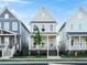Charming two-story home features a welcoming front porch and light gray siding at 1517 Millrock Trl, Wendell, NC 27591