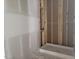 New shower with essential plumbing, ready for tile or finishing at 152 Cultivator Ct, Angier, NC 27501
