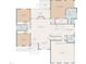 Detailed floor plan showcases a spacious layout with multiple bedrooms, living areas, and a convenient garage at 192 Ash Lily Ct, Nashville, NC 27856
