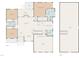 Detailed floor plan reveals the arrangement of living spaces and garage for both floors within the house at 192 Ash Lily Ct, Nashville, NC 27856
