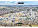 Community aerial view showcases the homes and proximity to Fuquay-Varina at 2437 Terri Creek Dr, Fuquay Varina, NC 27526