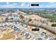 Community aerial view showcases the homes and proximity to Raleigh at 2437 Terri Creek Dr, Fuquay Varina, NC 27526