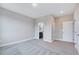 Neutral primary bedroom with ensuite bathroom and plenty of closet space, perfect for relaxation at 2437 Terri Creek Dr, Fuquay Varina, NC 27526