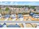 Desirable neighborhood street view, showcasing attractive homes and landscaping at 2437 Terri Creek Dr, Fuquay Varina, NC 27526