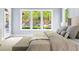 Main bedroom with view of backyard at 3513 Forest Oaks Dr, Chapel Hill, NC 27514