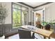 Bright office with large window view and stylish decor at 3513 Forest Oaks Dr, Chapel Hill, NC 27514