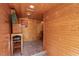 Wood paneled room with tile floors, shelving, and recessed lighting at 3826 Regent Rd, Durham, NC 27707