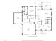 Detailed floor plan showing the layout of the home, including garage, kitchen, bedrooms, and living spaces at 45 Hamilton Way, Youngsville, NC 27596