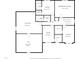 Second floor plan with bedrooms, flex space, bonus room, and attic layout at 45 Hamilton Way, Youngsville, NC 27596