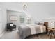 Cozy bedroom with natural light and stylish decor at 4513 Touchstone Forest Rd, Raleigh, NC 27612