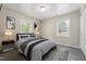 Cozy bedroom with neutral colors, carpet floors, and natural light, creating a peaceful retreat at 508 Solar Dr, Raleigh, NC 27610