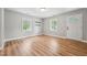 Inviting entryway with wood floors, natural light, and neutral paint, perfect for welcoming guests at 508 Solar Dr, Raleigh, NC 27610