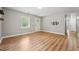 Bright, neutral living area, with wood floors and good light - a blank canvas for decorating at 508 Solar Dr, Raleigh, NC 27610