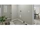 The laundry room features vinyl floors, neutral paint, and is spacious at 580 Greenbriar Farm Trl, Siler City, NC 27344