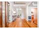 Inviting foyer with hardwood floors, soaring ceilings and an open floor plan at 5912 Weather Rock Ct, Raleigh, NC 27613