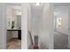 Hallway that leads to both the bathroom and the bonus room at 632 Hunters Ridge Dr, Fuquay Varina, NC 27526