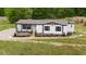 Charming single-story home featuring classic white siding, decorative shutters and a covered front porch at 66 Privette Way, Zebulon, NC 27597