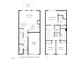 Detailed floor plan showcasing the layout of the home's two stories at 713 Putney Hill Rd, Zebulon, NC 27597