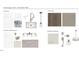 A selection of kitchen and bath fixtures, cabinets, flooring and paint for the new home at 728 Ben Ledi Ct, Raleigh, NC 27603