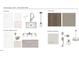 Selections in neutral tones for the kitchen, bathroom, flooring and interior finishes at 740 Ben Ledi Ct, Raleigh, NC 27603