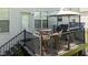Outdoor deck with seating and barbecue, perfect for entertaining and enjoying backyard living at 9212 Linslade Way, Wake Forest, NC 27587