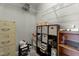 An organized closet featuring shelves, wire racks, and storage containers at 9212 Linslade Way, Wake Forest, NC 27587