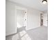 Neutral bedroom with a large closet, carpet, and light interior at 000 Olivia Pope Way, Efland, NC 27243