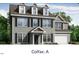 Charming two-story home with gray siding, black shutters, dormer windows, and an attached garage at 000 Olivia Pope Way, Efland, NC 27243