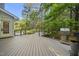 Large deck features a built-in grill and offers private outdoor living space at 104 Arcadia Ln, Chapel Hill, NC 27514