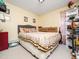 Modestly decorated bedroom with neutral carpet and natural light at 104 Hamby Ct, Garner, NC 27529